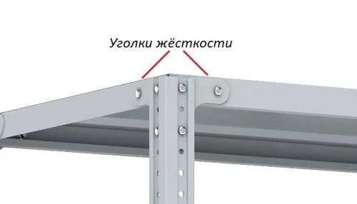 Стеллаж металлический Титан МС-750 2200x1200x400/2